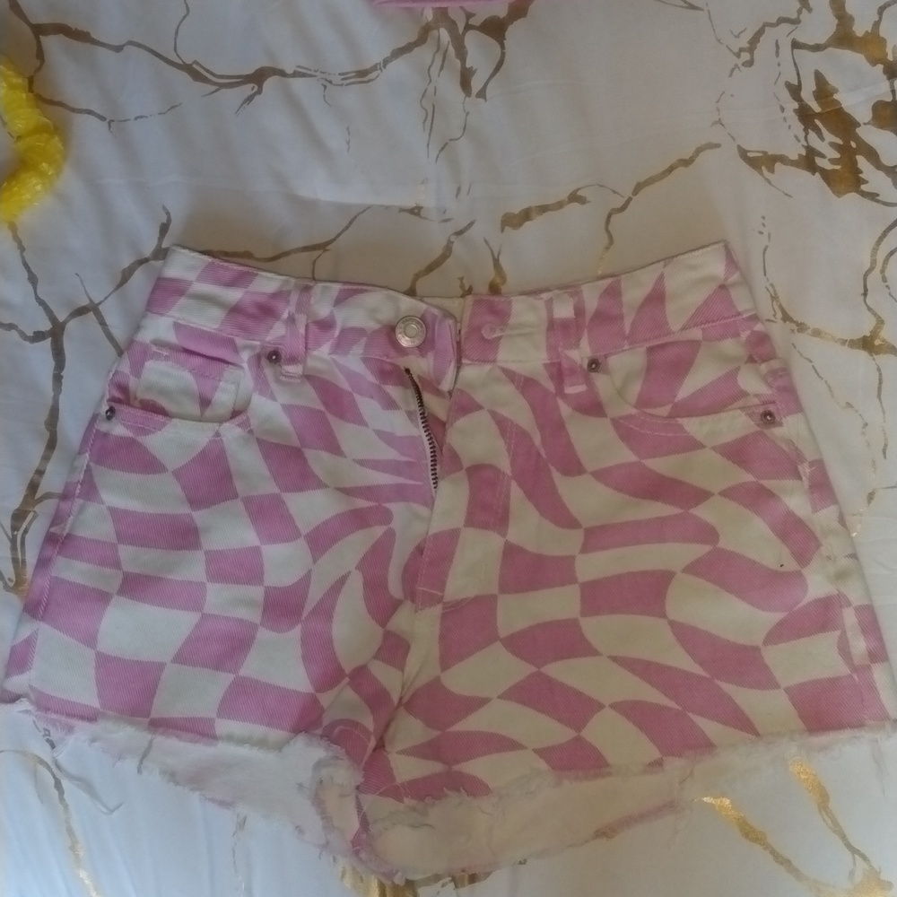 Pacsun high rise festival jean shorts